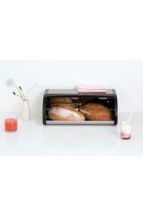 Brabantia Yuvarlak Ekmek Kutusu Siyah Çerçeveli