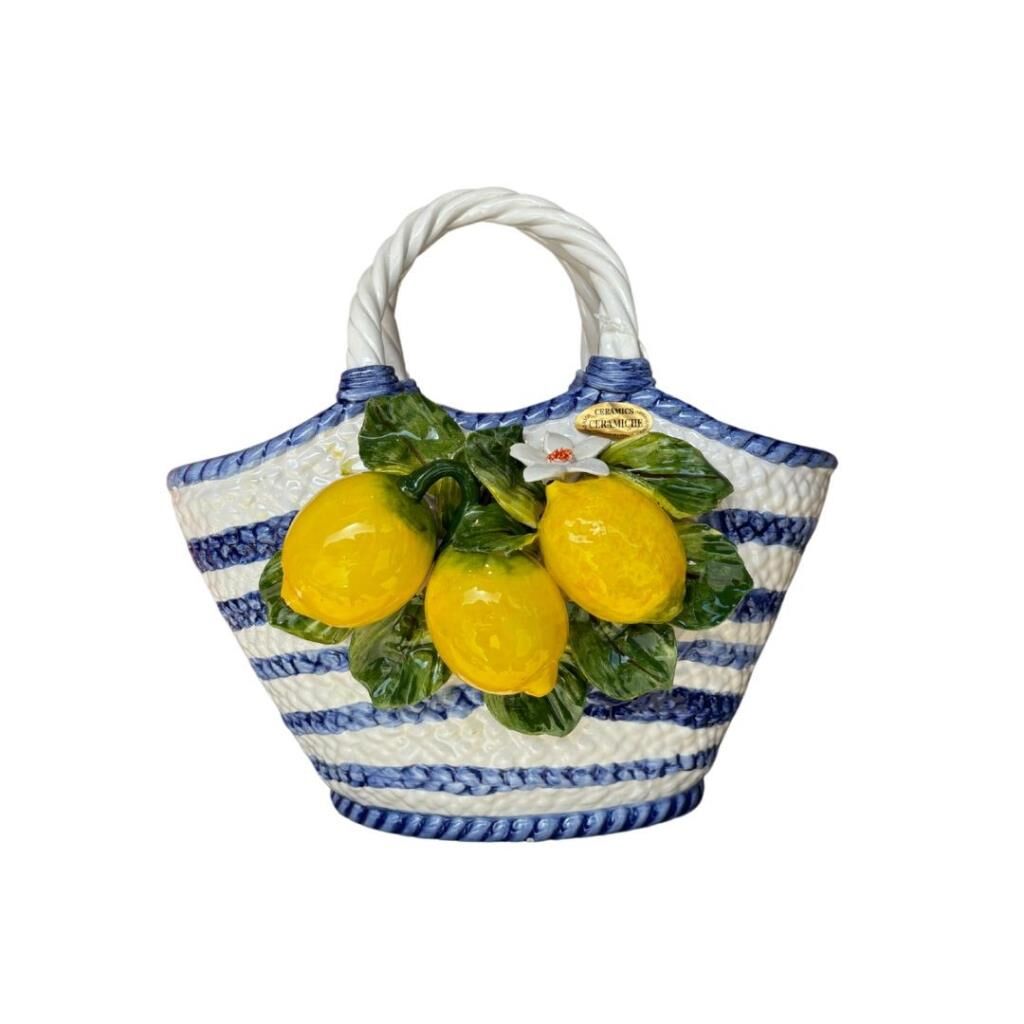 Rainbow Limon Seramik Oval Çanta