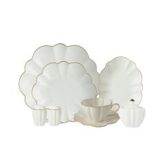 Roy King Daisy 38 Parça Kahvaltı Takımı-Gold