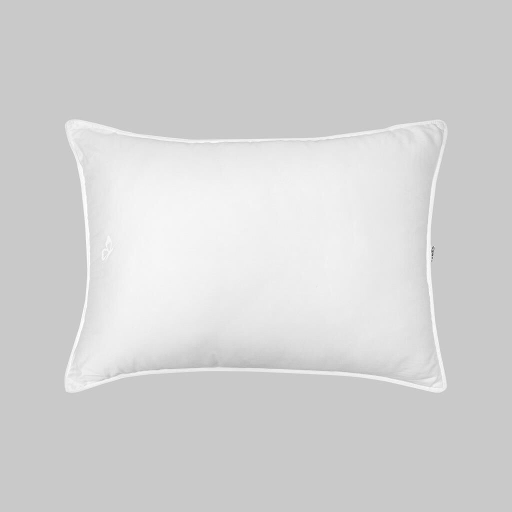 Sarev Microfiber Beyaz Boncuk Silikon Dolgulu Yastık 50*70 cm