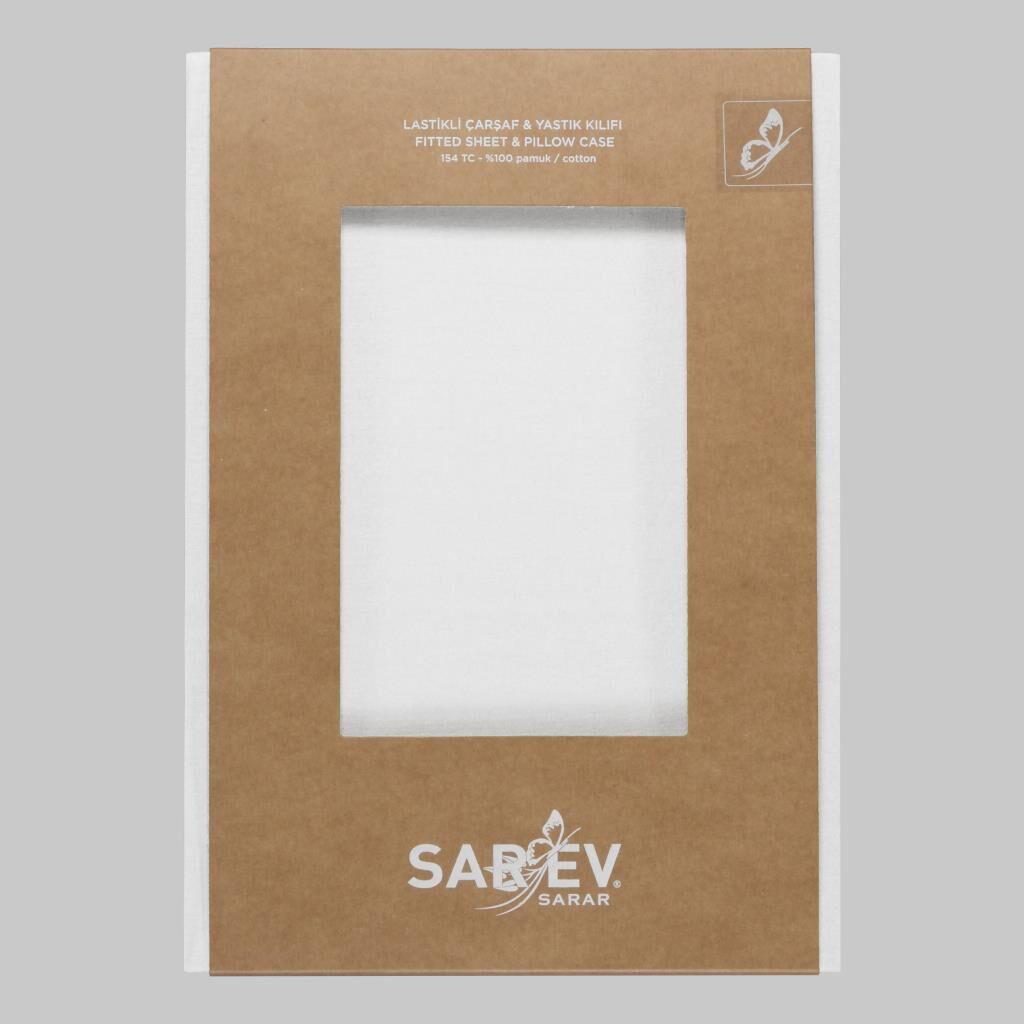 Sarev New Slow Cıty 100X200 Fıtted Çarşaf, .Beyaz