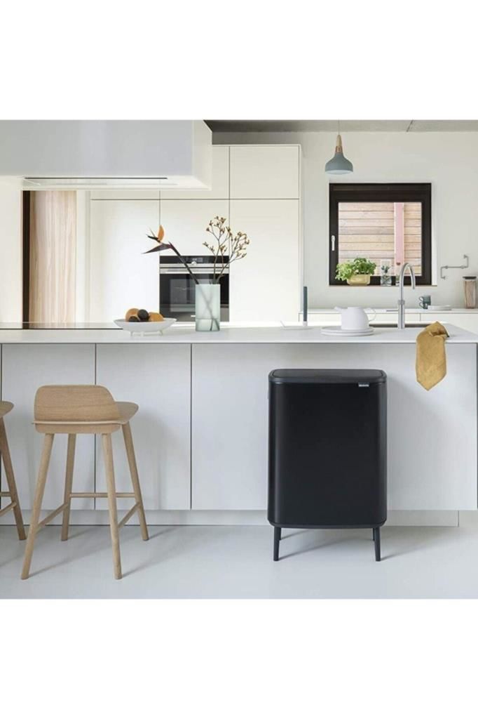 Brabantia Bo Matt Black Hı Dokunmatik Çöp Kutusu 60 Lt.