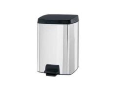 Brabantia Brilliant Steel Dikdörtgen Pedallı Çöp Kutusu 10 L