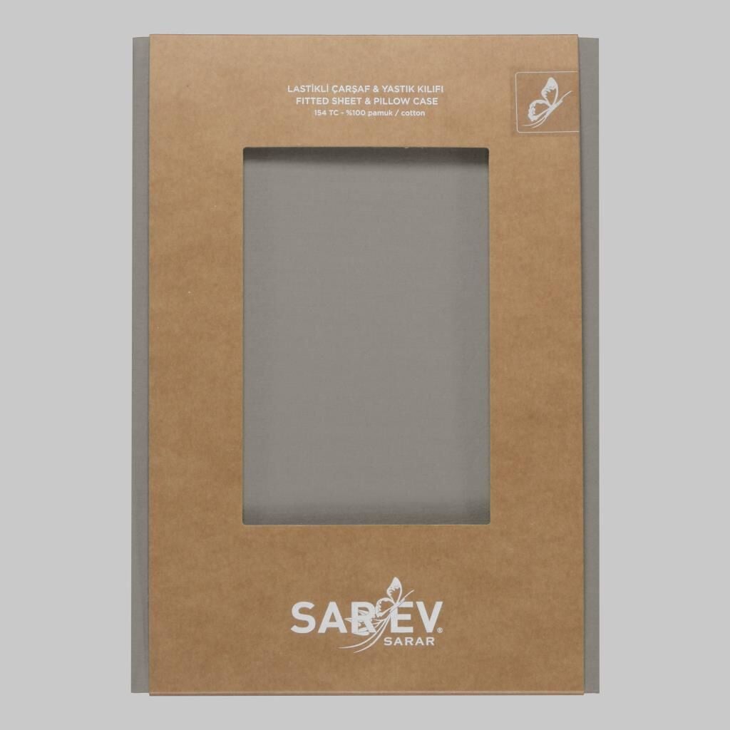 Sarev New Slow Cıty 100X200 Fıtted Çarşaf, .Gri