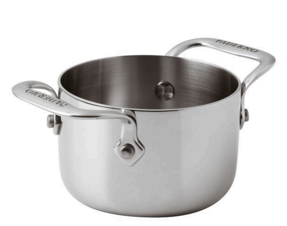 Paderno Mini Çelik Tencere Kapaksız 10cm