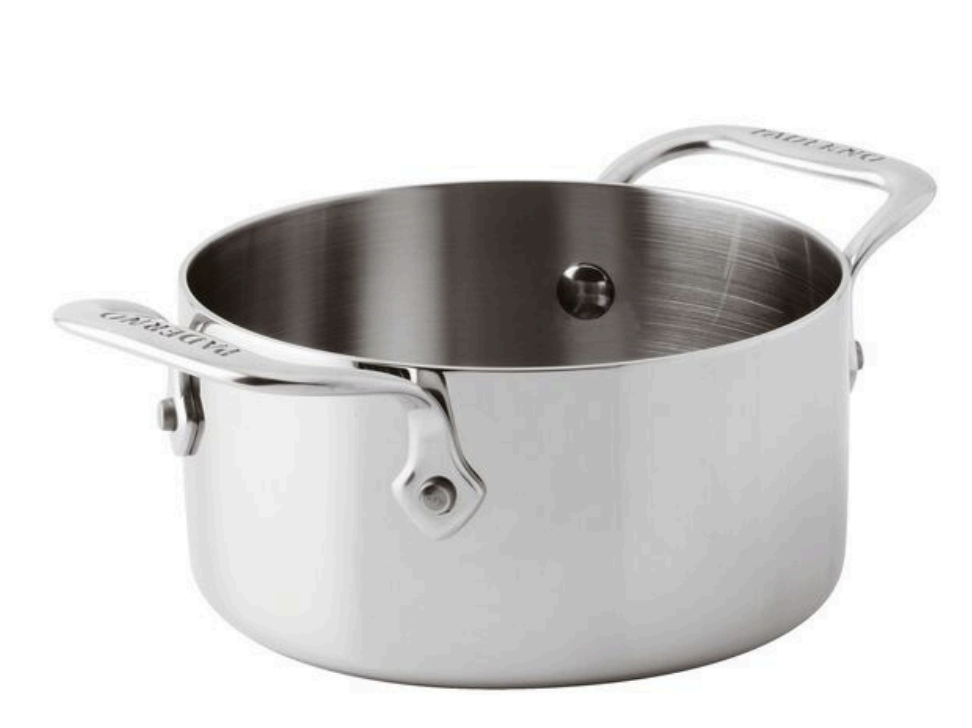 Paderno Mini Çelik Tencere Kapaksız 12cm