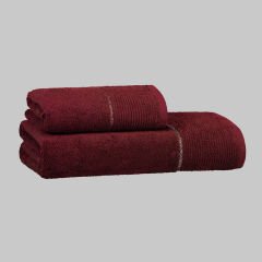 Sarev New Soho Bordo %100 Pamuk Havlu 50*90 cm