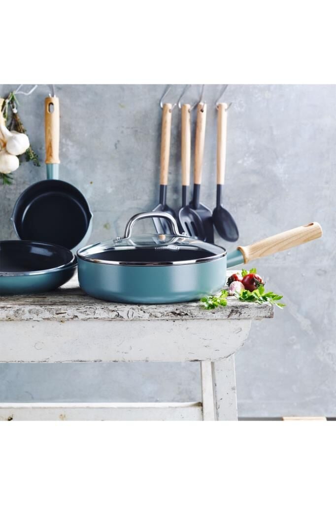 Greenpan Thermolon Tencere Mayflower 24Cm Yayvan Tencere