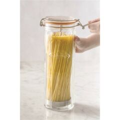 Kilner Klipsli Yuvarlak Spagetti Kavanozu 2,2 Lt