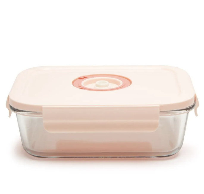 Bigatti Pembe 630 ml Vakumlu Saklama Kabı