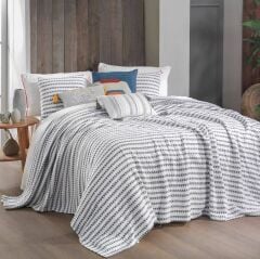 Sarev Flint Çift Kişilik %100 Pamuk Yatak Örtüsü 240*260 cm