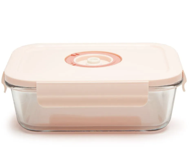 Bigatti Pembe 1.040 ml Vakumlu Saklama Kabı