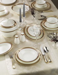 Evaliza Kremlın Burgundy Yemek Takımı 60 Parça