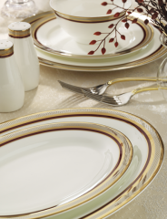 Evaliza Kremlın Burgundy Yemek Takımı 60 Parça