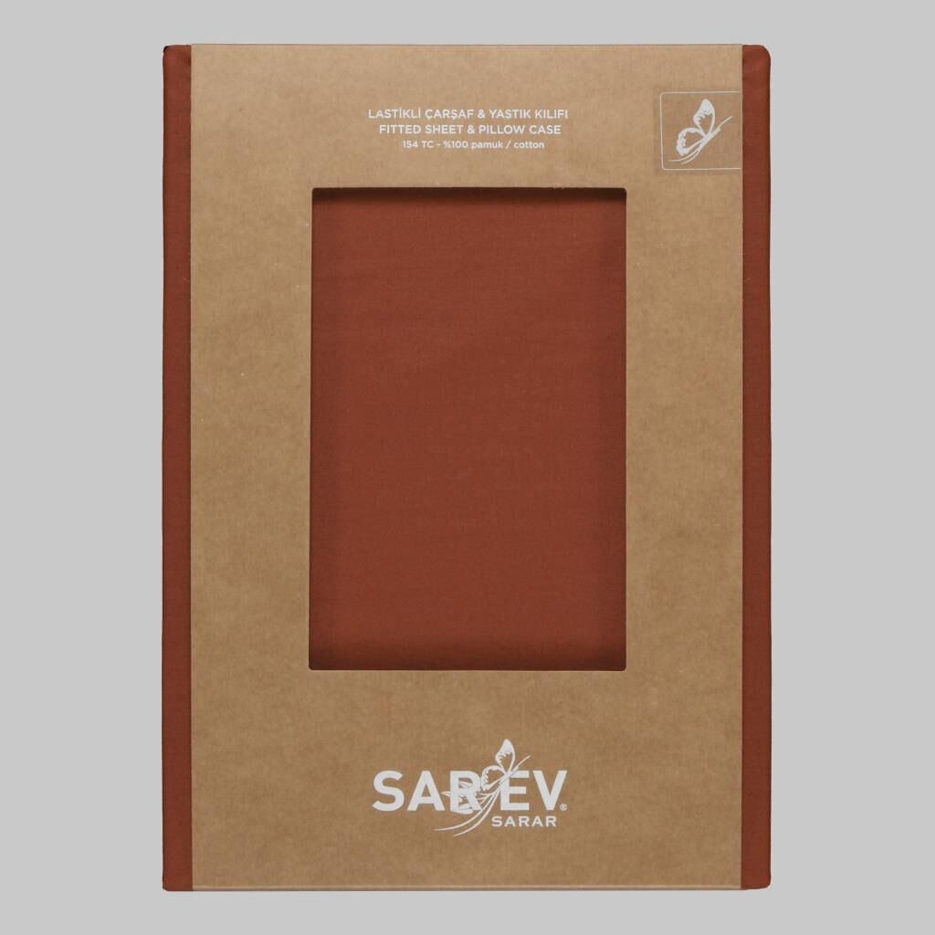 Sarev New Slow Cıty 100X200 Fıtted Çarşaf, .Taba