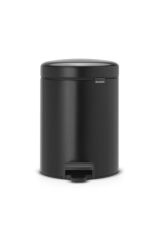 Brabantia Newıcon Matt Black Pedallı Çöp Kutusu 5L