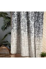 Sarev Dias Gri Tek Kişilik Pamuklu Battaniye 160*220 Cm