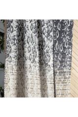 Sarev Dias Gri Tek Kişilik Pamuklu Battaniye 160*220 Cm