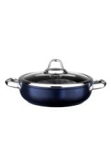 Leggno Master Titanium 24Cm Sığ Tencere Metalik Mavi - Mst2828St24Bl