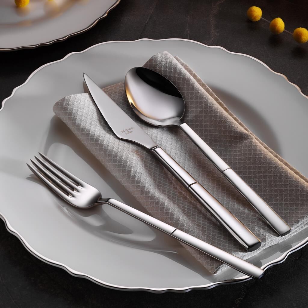 Aryıldız Gusto Prestige Mat 89 Parça 12 Kişilik Çatal Kaşık Bıçak Takımı