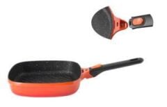 Berghoff Gem Orange 24 Cm Döküm Grill Tava