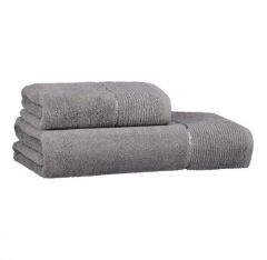 Sarev New Soho Gri %100 Pamuk Havlu 90*150 cm