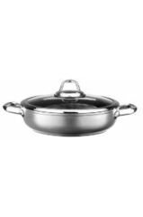 Leggno Master Titanium 26 Cm Sığ Tencere Metalik Gri Mst2828St26Gr