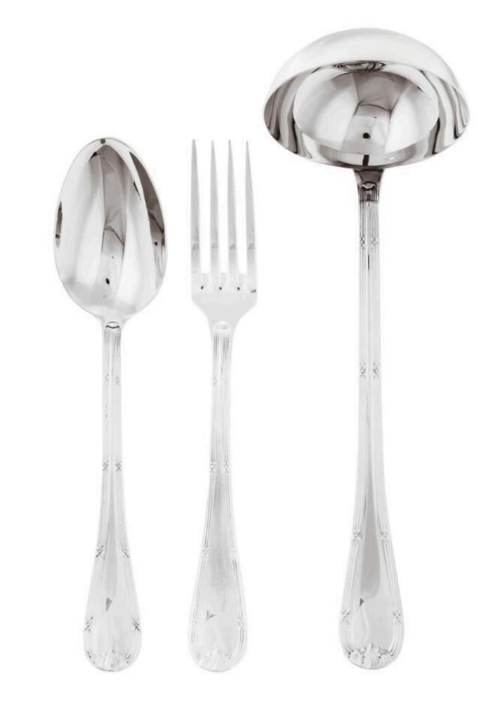 Sambonet Ruban Croise 3 Parça Servis Seti