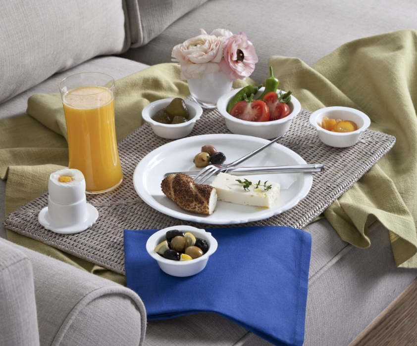 Koleksiyon Eser-i İstanbul Sade 6 Kişilik 43 Parça Yemek Takımı