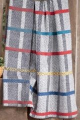 Sarev Ragnar Gri Tek Kişilik Pamuklu Battaniye 160*220 Cm