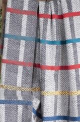 Sarev Ragnar Gri Tek Kişilik Pamuklu Battaniye 160*220 Cm