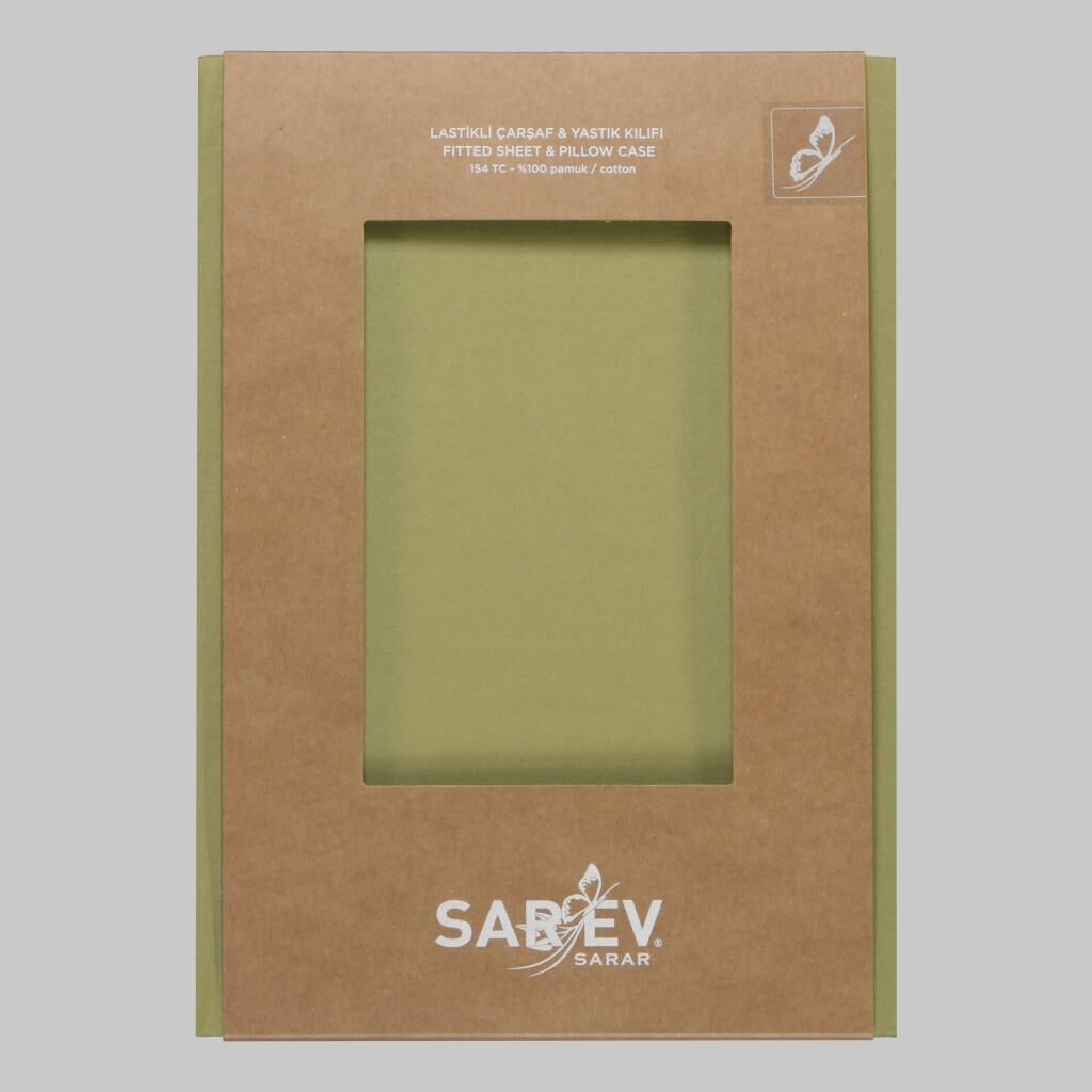 Sarev New Slow Cıty 140X200 Fıtted Çarşaf, .Yeşil