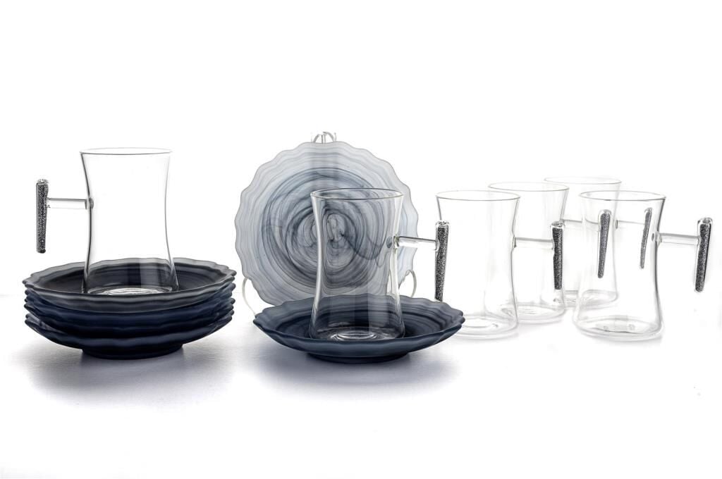 Mikasa Moor 6lı Çay Bardağı Seti Gümüş Gri