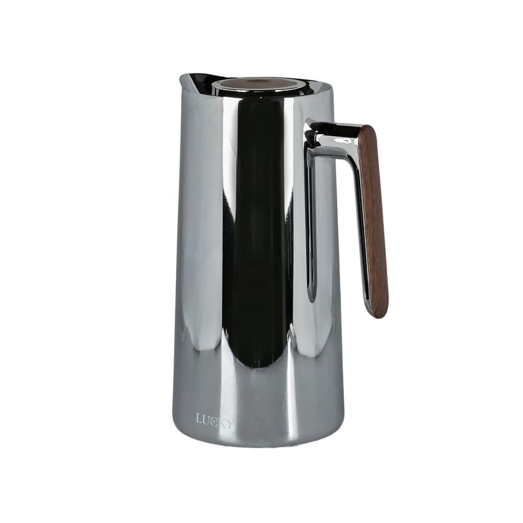 Lucky Art 1L Çelik Gövdeli Karaf Termos Silver