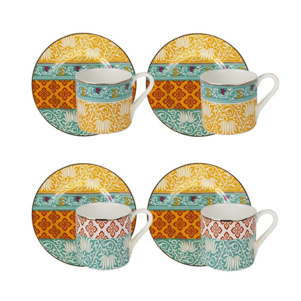 Lucky Art Elıana Bone 4Lü Kahve Fincanı Seti