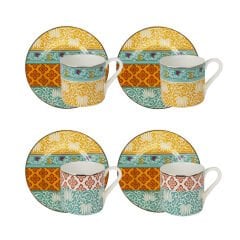 Lucky Art Elıana Bone 4Lü Kahve Fincanı Seti