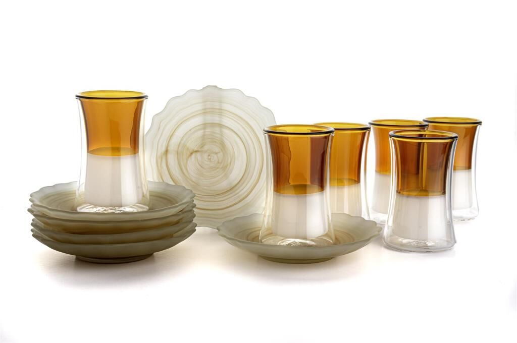 Mikasa Moor 6lı Çay Bardağı Seti Amber