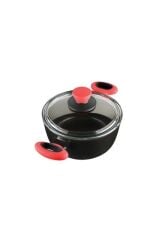 Leggno Colorgy  Kırmızı Titanyum Derin Tencere 20 Cm