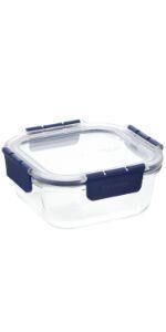 Locknlock Top Class Fırın & Saklama Kabı Kare Kilitli 750 Ml Mavi