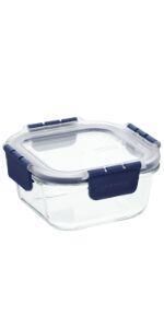 Locknlock Top Class Fırın & Saklama Kabı Kare Kilitli 300 Ml Mavi