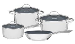 Tramontina Uno 7 Parça Seramik Yüzeyli Çelik Tencere Seti