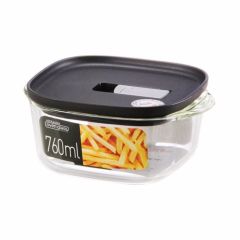 Locknlock Modern Fırın & Saklama Kabı Kare 760 Ml Siyah