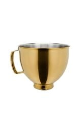 Kitchenaid 4,8 L Stand Mikser Için Paslanmaz Çelik Kase Parlak Gold 5Ksm5Ssbrg