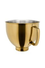 Kitchenaid 4,8 L Stand Mikser Için Paslanmaz Çelik Kase Parlak Gold 5Ksm5Ssbrg