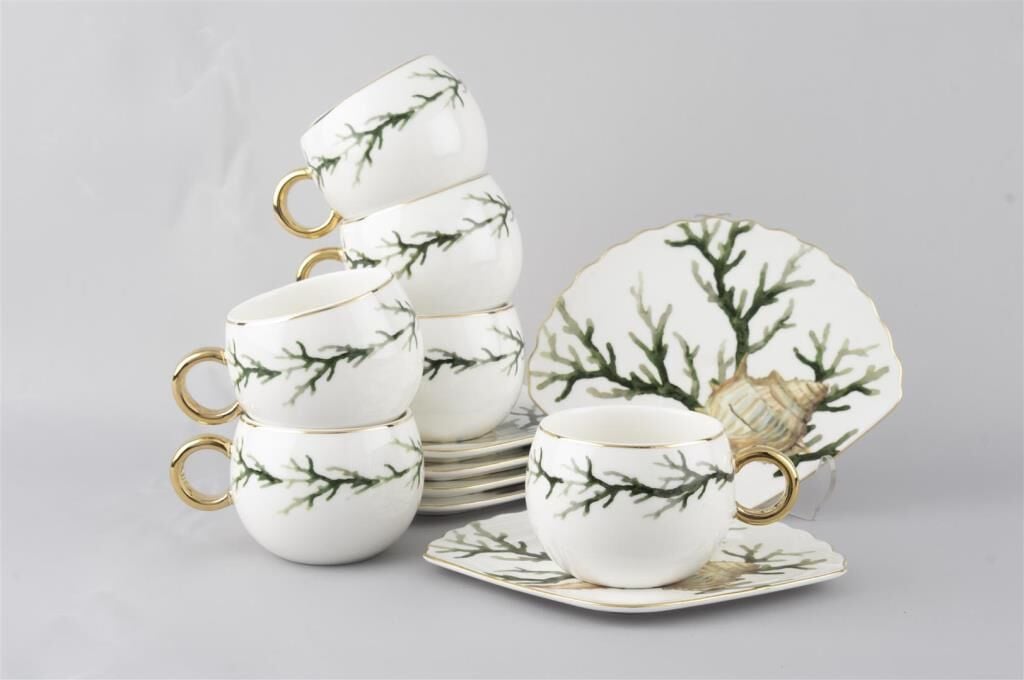 Mikasa Moor Marinet 6lı Duble Kahve Fincanı Seti