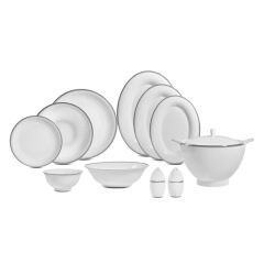 Evaliza Buckhingam Platin 60 Parça Yemek Takımı