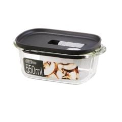Locknlock Modern Fırın & Saklama Kabı Dörtgen 550 Ml Siyah