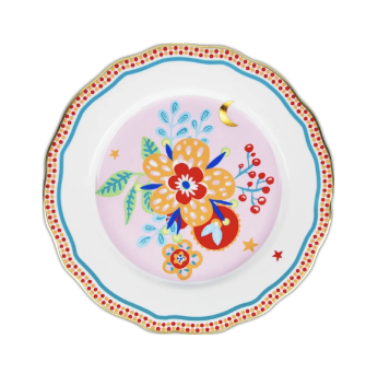 Baci Milano Mamma Mia Çiçek Desenli Yemek Tabağı 28 cm