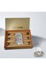 Koleksiyon Çay Seti 6Lı Dervish  Hawai  Parlak Altın