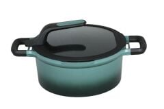 Berghoff Gem Stay Cool Derin Tencere Forest 24 Cm